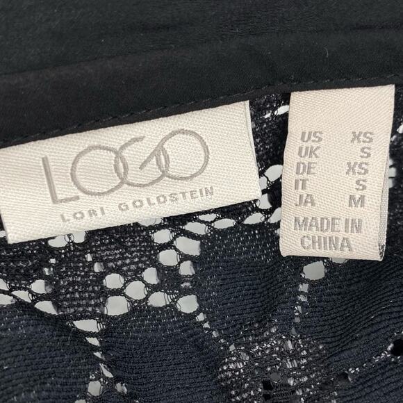 LOGO BY LORI GOLDSTEIN NWOT Lace Tie Front Cardigan XS Castlerock Style# A565484 - Picture 7 of 8